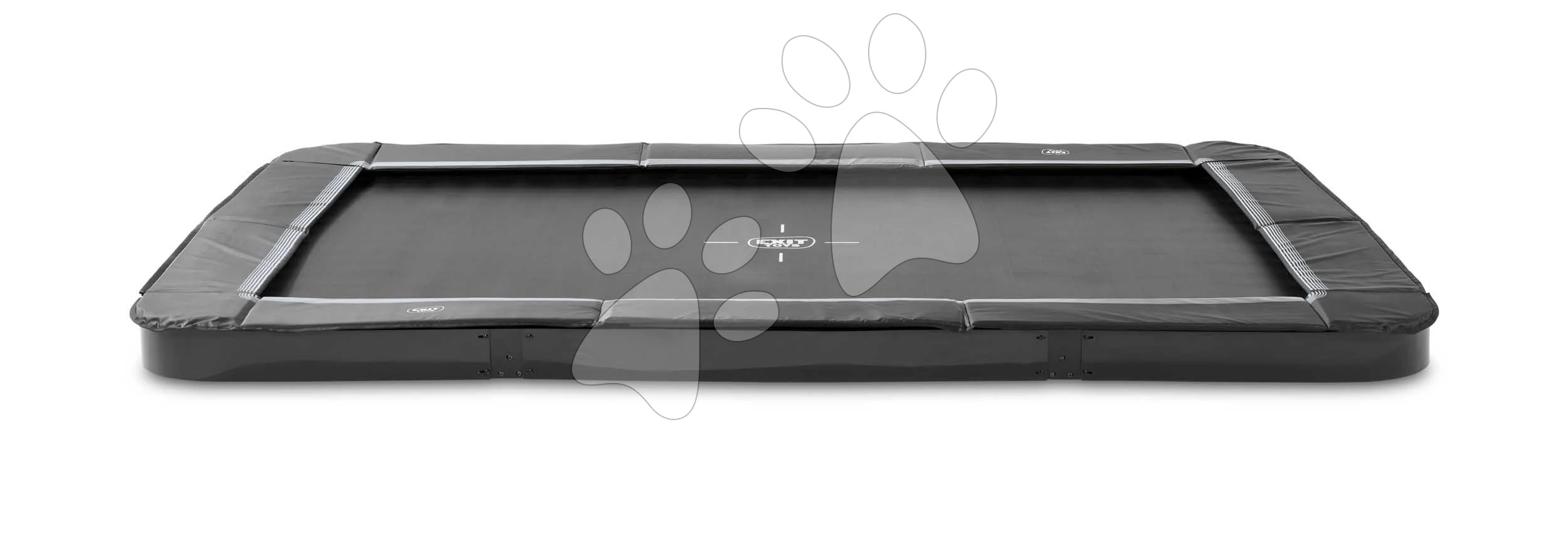 Talaj trambulin Interra Ground Level Sports Trampoline Exit Toys 244*366 cm szellőzőrendszerrel fekete ET10228200