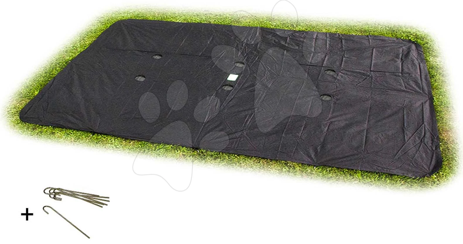 Takaróponyva Weather Cover Ground Level trampoline rectangular Exit Toys trambulinokra 275*458 cm méretekkel
