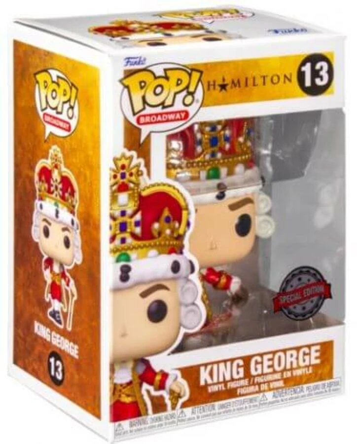 Funko Pop! Broadway: Hamilton - King George (Road) figura #13