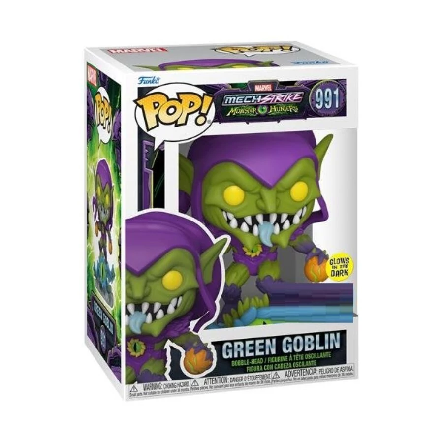 Funko Pop! Marvel: Mech Strike Monster Hunters - Green Goblin figura #991