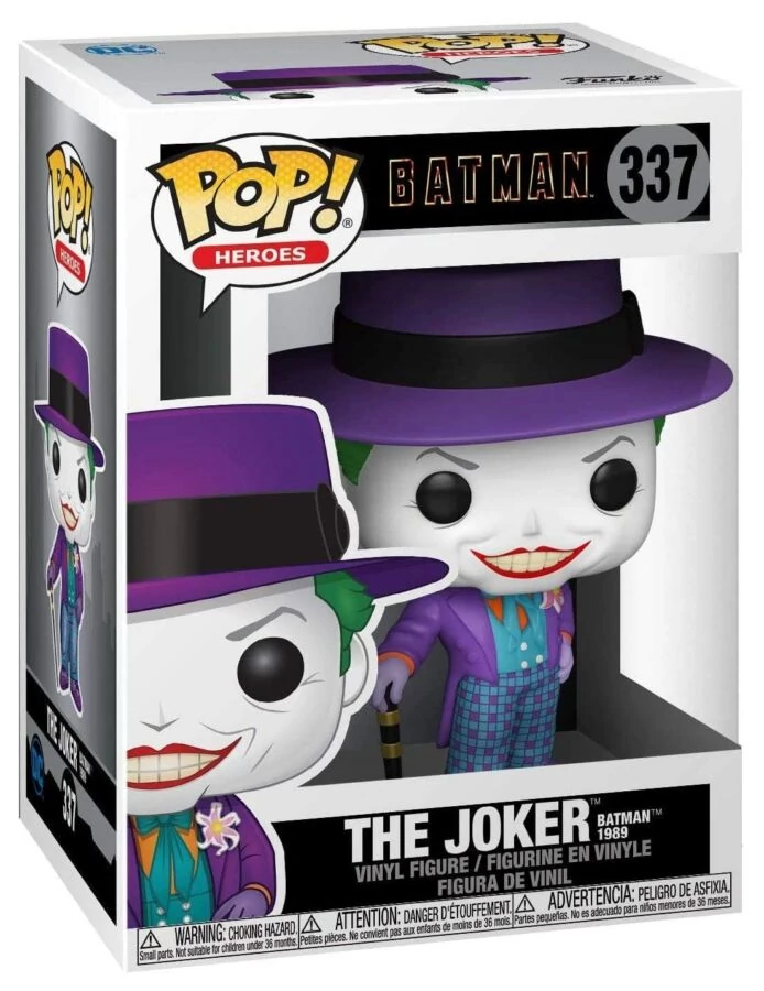 Funko POP! Heroes: Batman 1989 - Joker with Hat figura #337