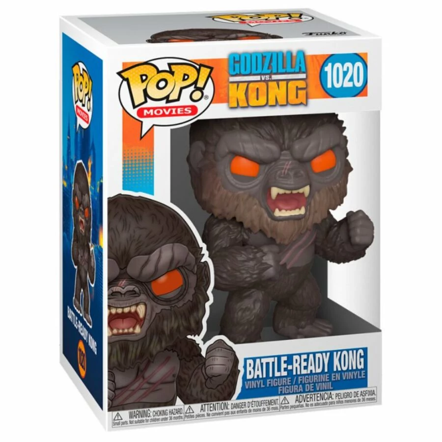Funko POP! Movies: Godzilla Vs Kong - Battle-Ready Kong figura #1020