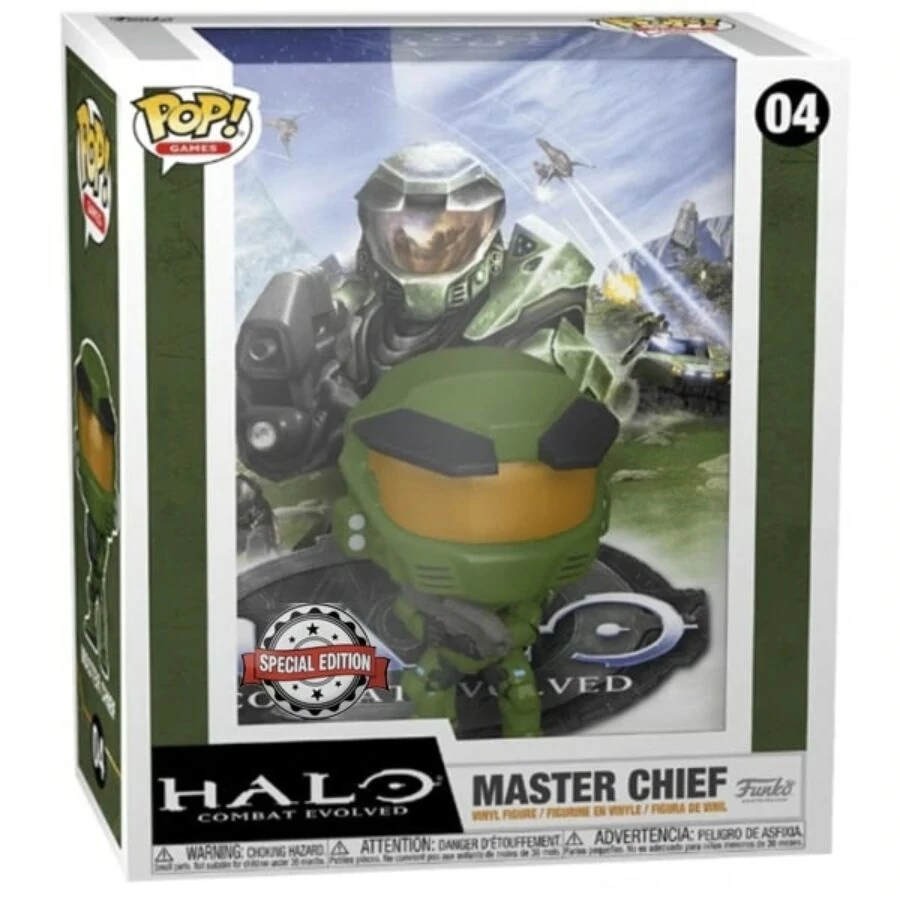 Funko POP! Game Cover: Halo - Master Chief figura #4