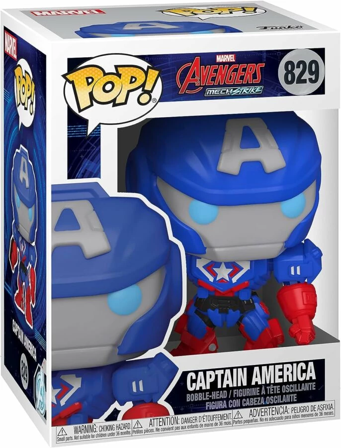Funko POP! Marvel Mech: Captian America figura #829