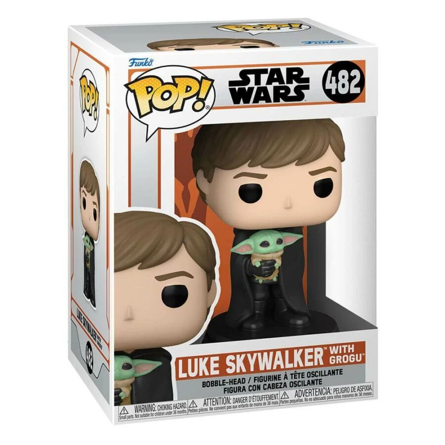 Funko POP! Star Wars: Mandalorian - Luke w/Child figura #482