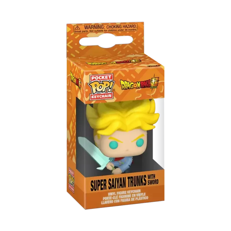 Funko POP! Dragon Ball Super - SS Trunks w/ Swordkulcstartó