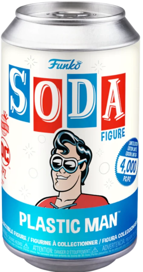 Funko Vinyl Soda: DC Comics - Plastic Man figura