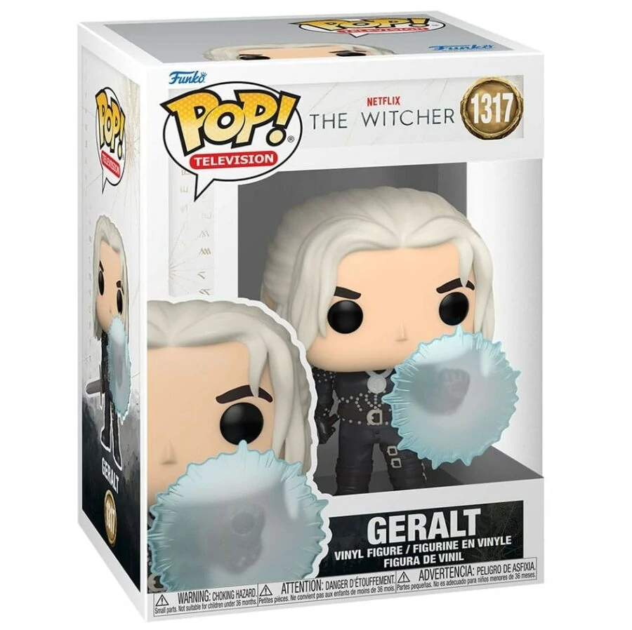 Funko POP! TV: Witcher S2- Geralt (shield) figura