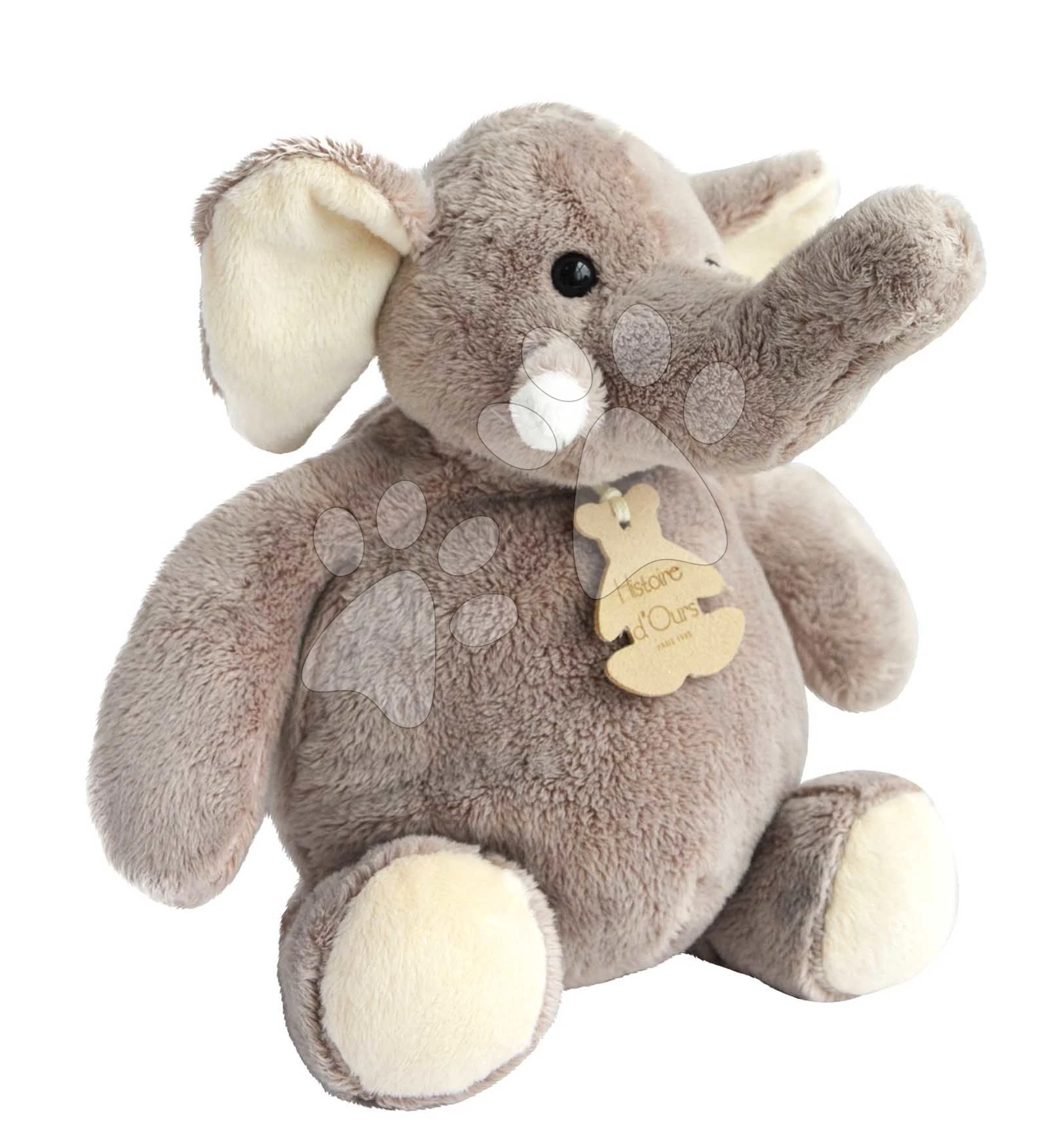 Plüss elefánt Elephant Histoire d’ Ours ajándékcsomagolásban szürke 23 cm 0 hó-tól HO1283