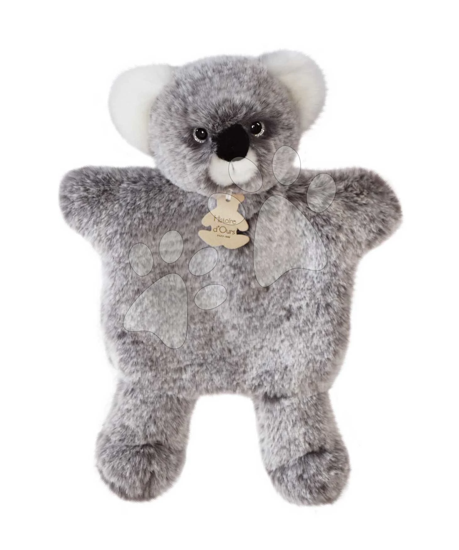 Plyšová koala na bábkové divadlo Koala Sweety Mousse Histoire d’ Ours sivá 25 cm od 0 mes HO3082