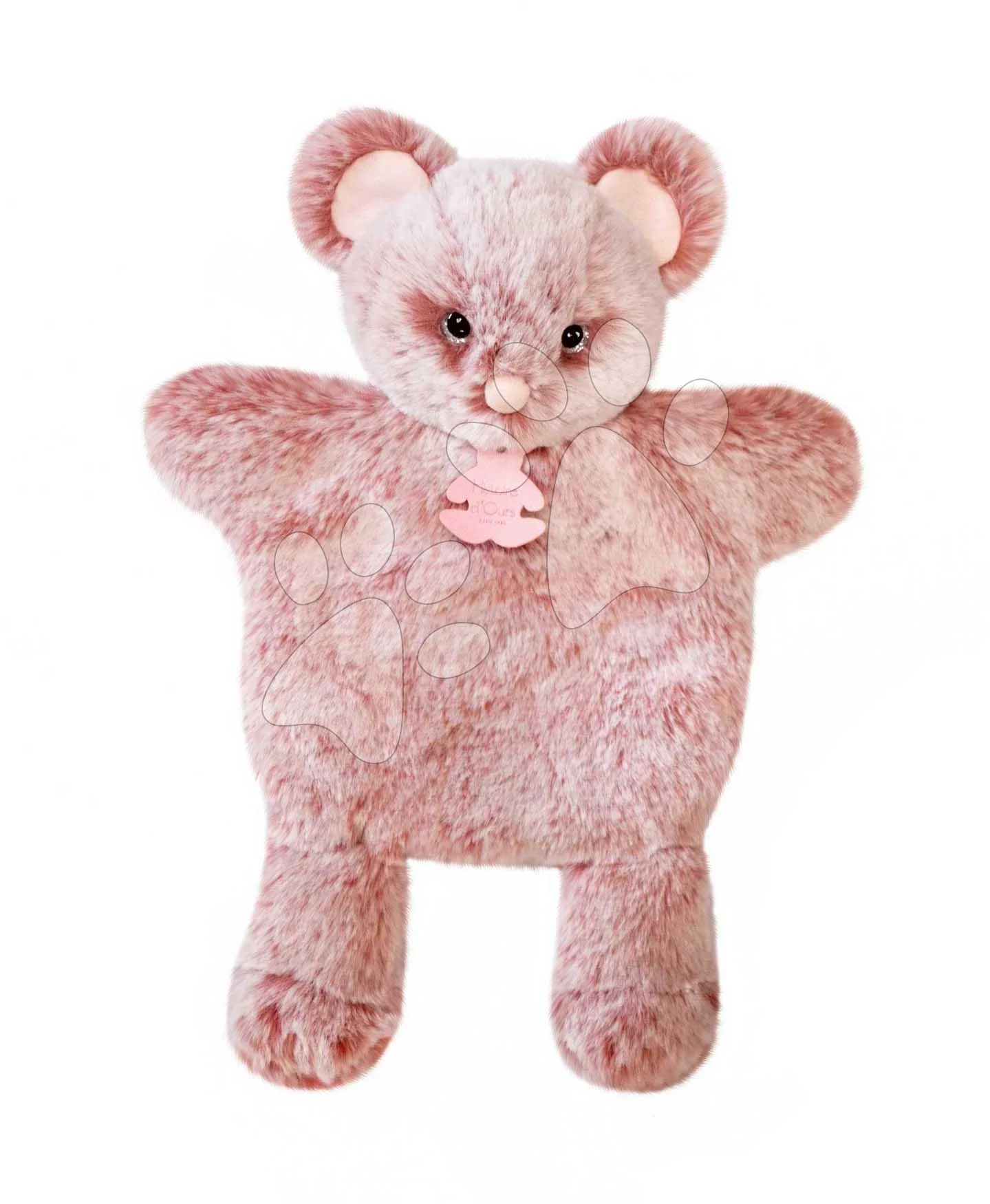 Plyšová myška na bábkové divadlo Mouse Sweety Mousse Histoire d’ Ours ružová 25 cm od 0 mes HO3087