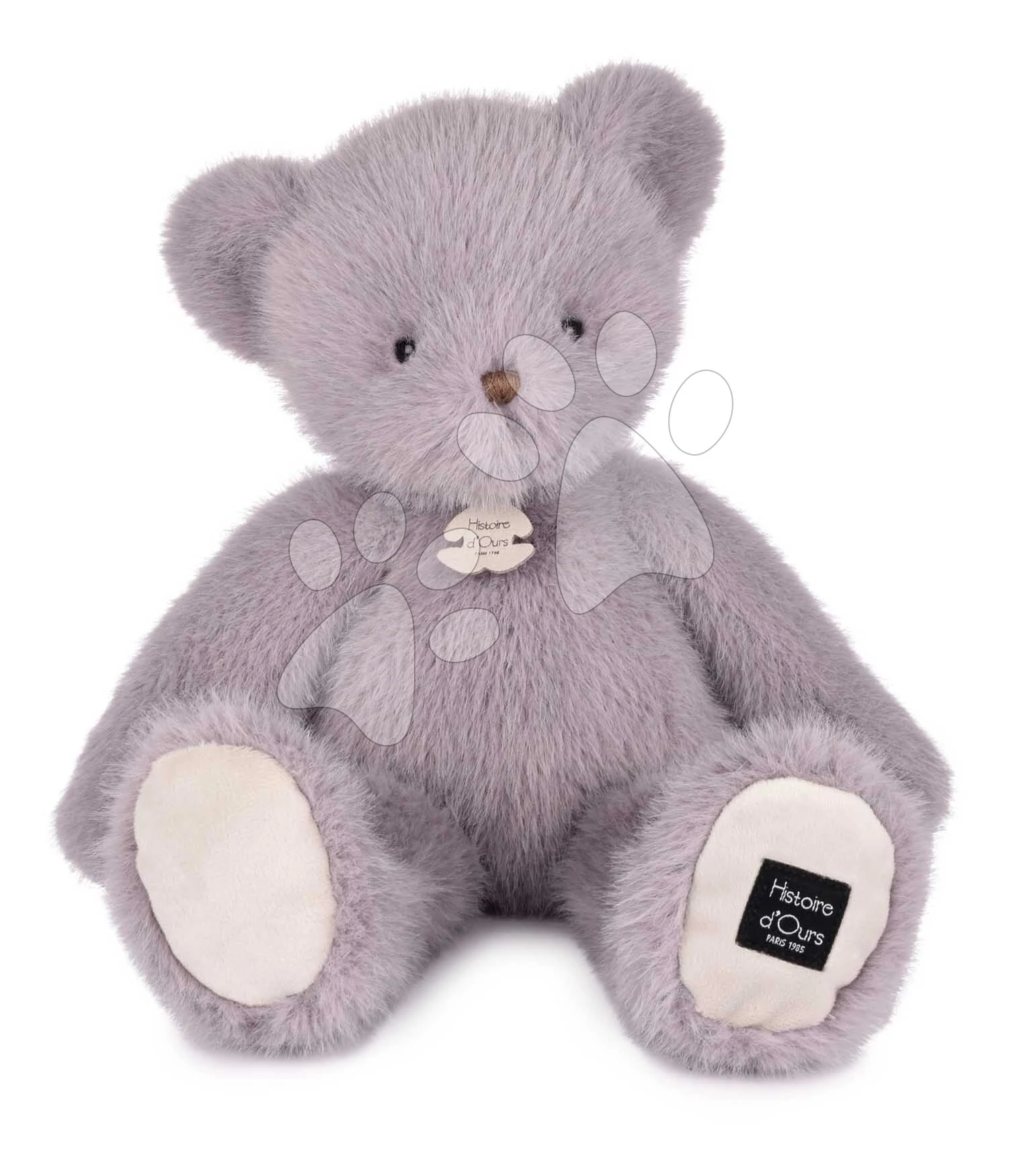 Plüss mackó Clémentin Lavender Gray Histoire d’ Ours szürke 38 cm 0 hó-tól