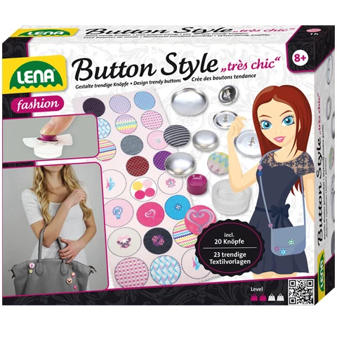 LENA: Divatos gombok kreatív szett