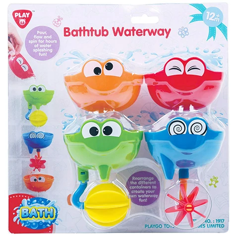 Playgo: Mókás arcok fürdőjáték