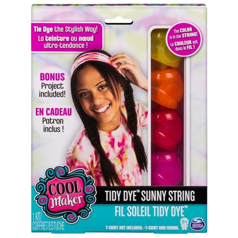 Cool Maker: Tidy Dye színes fonal készlet fejpánttal - Spin Master