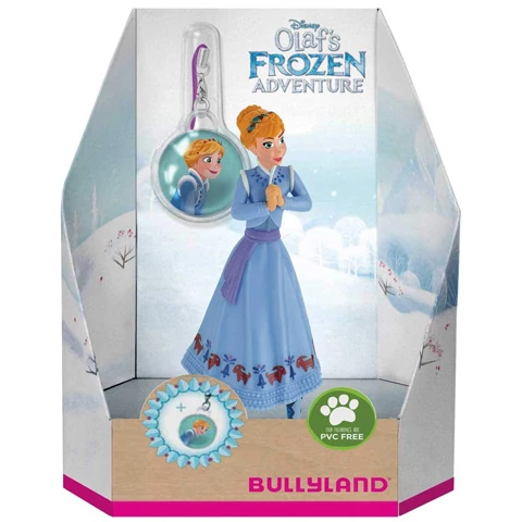 Jégvarázs - Olaf kalandjai: Anna játékfigura medállal - Bullyland
