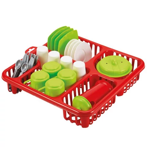 Edényszárító edényekkel 30db-os szett - Écoiffier