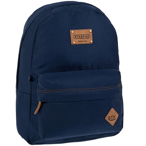 Starpak indigó színű kétrekeszes iskolatáska, hátizsák