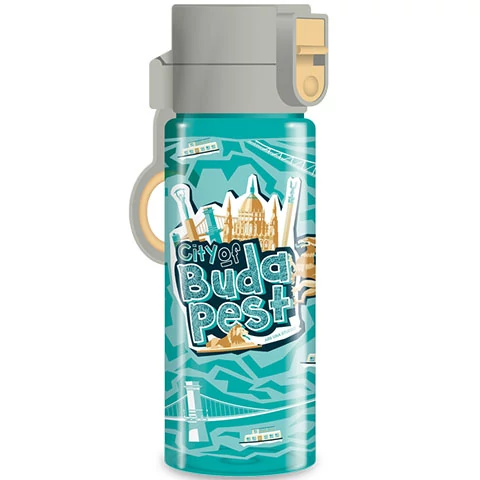 City of Budapest világoskék kulacs 475ml