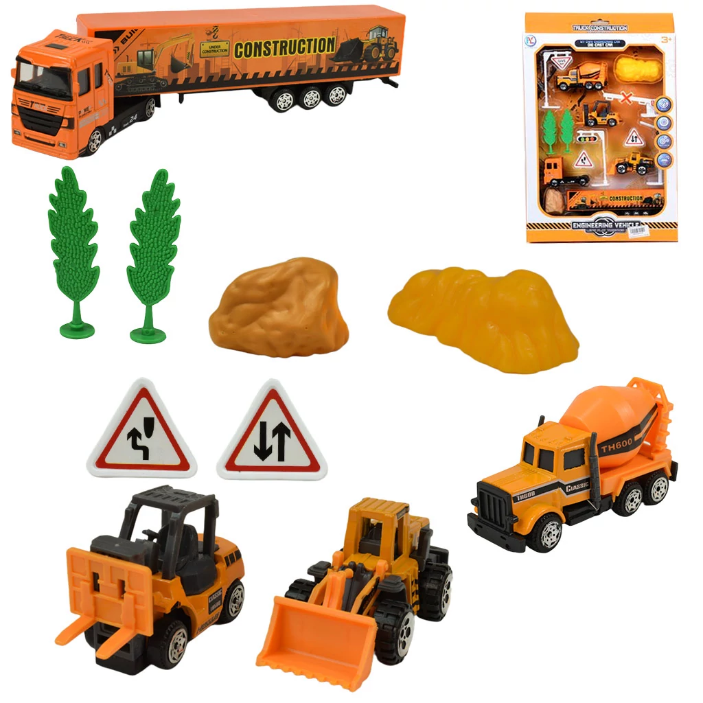 Engineering Vehicle: Építőipari járművek játékszett kiegészítőkkel