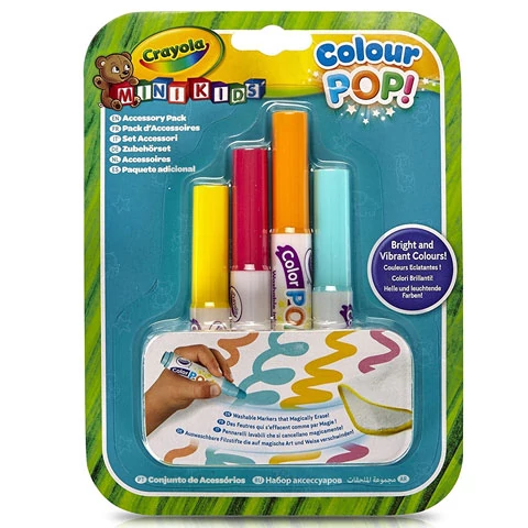 Crayola:  Colour Pops irka-firka utántöltő filctoll szett 4db-os