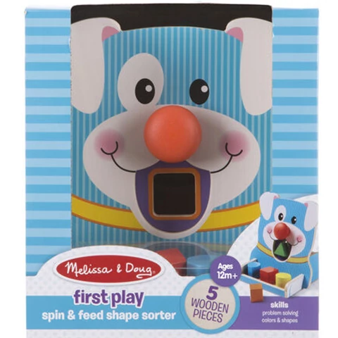 Pörgesd és etesd fa formaegyeztető játék - Melissa & Doug