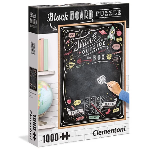 Gondolkozz a határokon túl 1000db-os tábla-puzzle - Clementoni