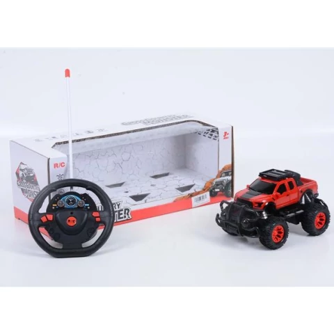 RC Távirányítós Ford Raptor terepjáró autó 1/28 kormány távirányítóval