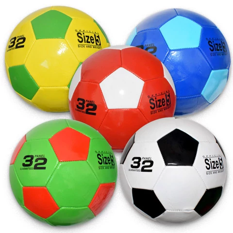 Műbőr focilabda többféle változatban 23cm