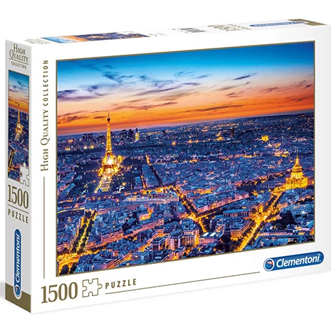 Párizs látképe HQC 1500db-os panoráma puzzle - Clementoni