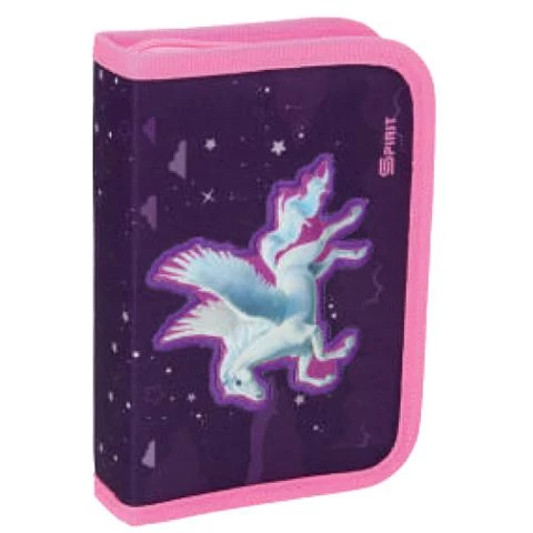 Spirit: Pegzus 3D mintás kihajtható töltött tolltartó 50db-os