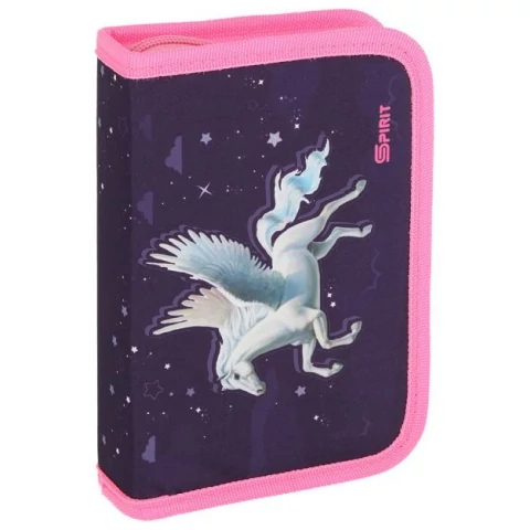 Spirit: Pegazusos 3D kihajtható töltött tolltartó 19db-os