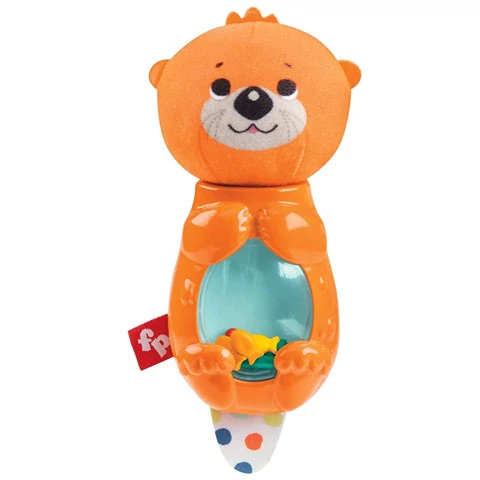 Fisher-Price: Éhes vidrapocak csörgő - Mattel