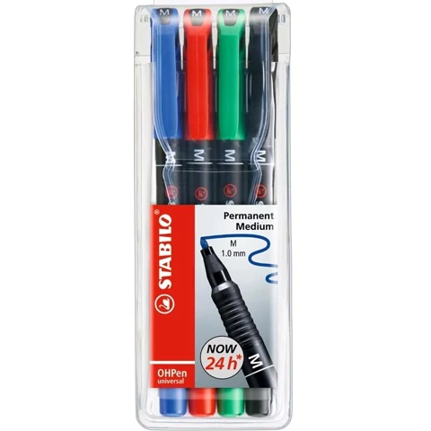 Stabilo OHPen universal M alkoholos filctoll szett 4db-os