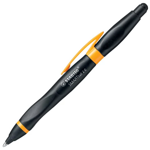 Stabilo: SMARTball 2.0 fekete-narancs jobbkezes golyóstoll 0,5mm