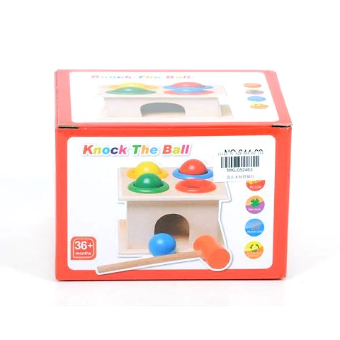 Knock the ball fa ügyességi játék kalapáccsal