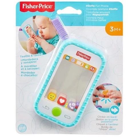 Fisher-Price: Selfie okos telefon csörgő és rágóka - Mattel