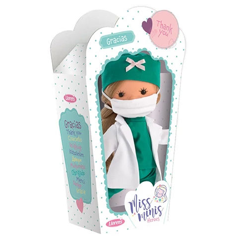 Llorens: Miss Minis Doktornő baba 26cm