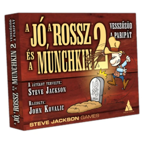 A Jó, a Rossz és a Munchkin 2 - Vesszőzöd a paripát társasjáték kiegészítő