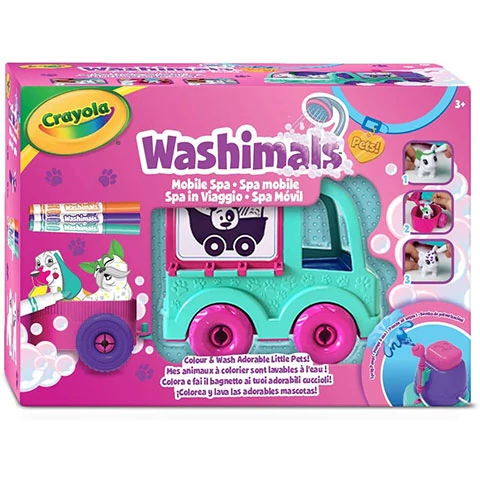 Crayola: Washimals Mobil kutyakozmetika kreatív játék