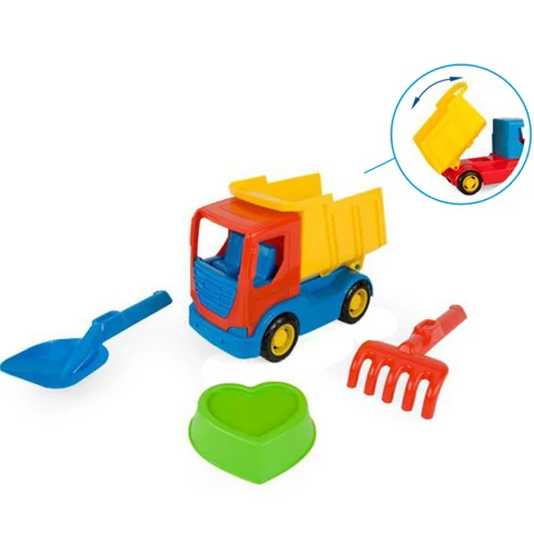 Tech Truck Dömper homokozó szettel 23cm - Wader