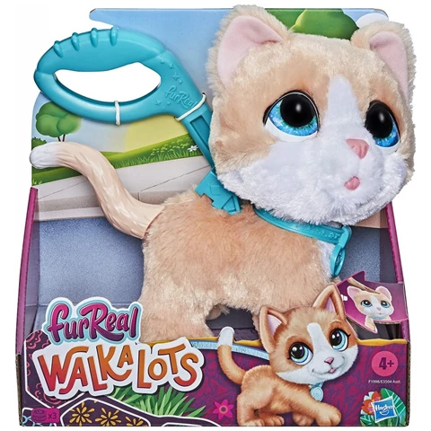 FurReal: Walkalots sétáltatható plüss cica hanggal - Hasbro