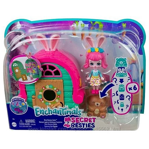 Enchantimals: Telis-Tele Kuckó nyuszilak szett - Mattel