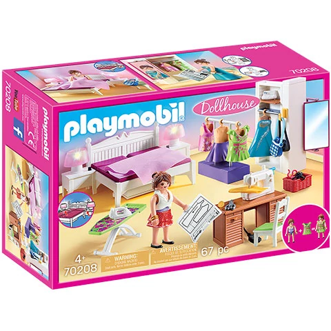 Playmobil: Babaház - Hálószoba varrósarokkal (70208)