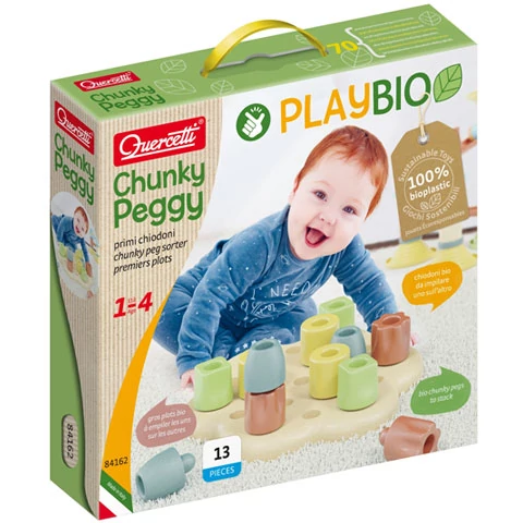 Quercetti: Play Bio Chunky pötyi 13db-os