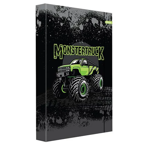 Spirit: Monster Truck füzetbox gumipánttal A/4-es méretben