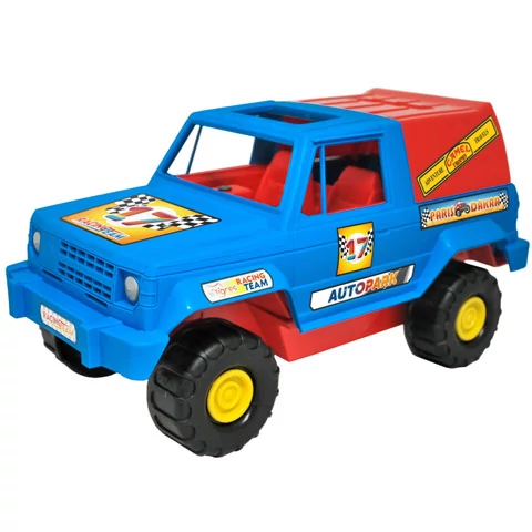 Color Cars kék-piros terepjáró autó 38cm - Wader