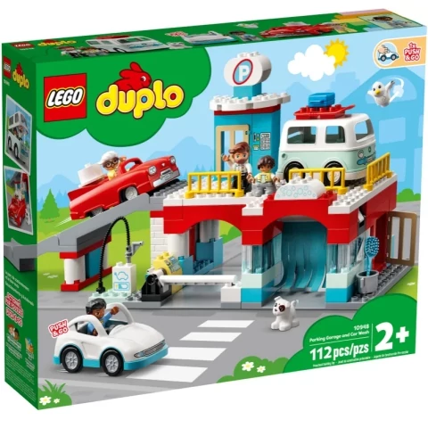 LEGO® DUPLO®: Parkolóház és autómosó (10948)