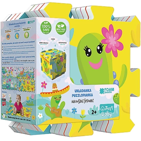 Daloló kaktuszok szivacs puzzle - Terfl