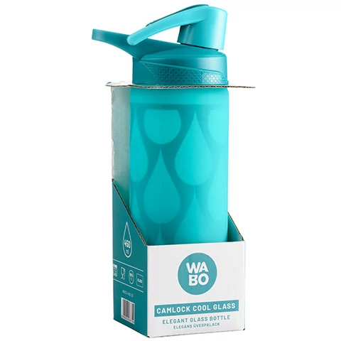 Nebulo: Wabo csatos üveg kulacs zöld 450ml